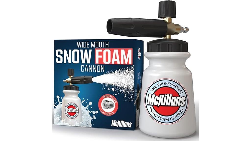 foam cannon for pressure