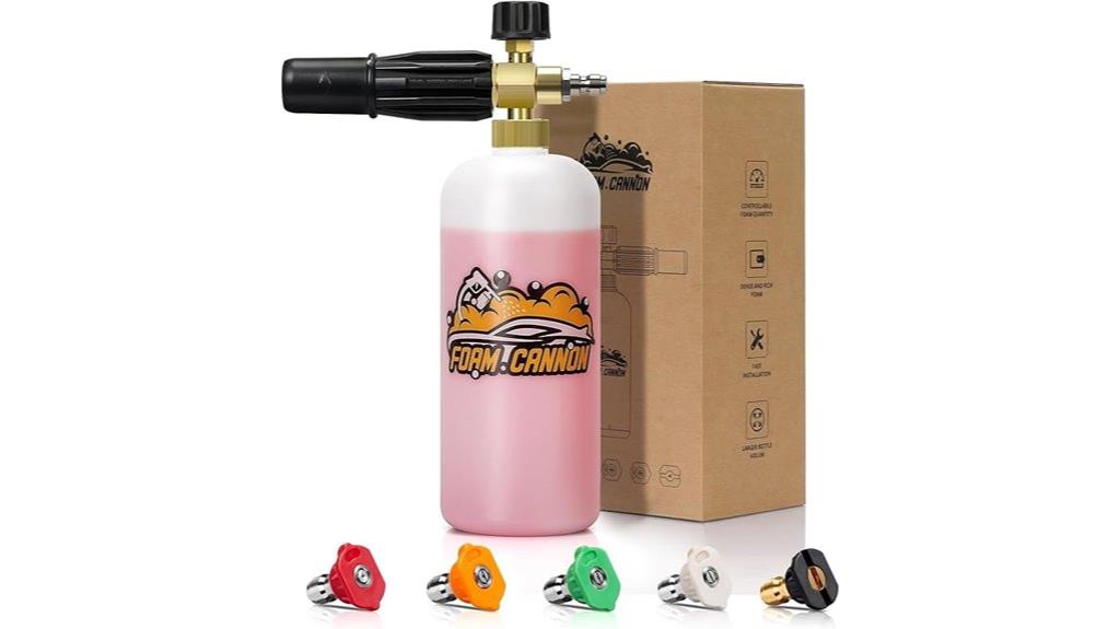 foam cannon kit included