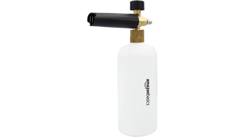 foam cannon with quick connector
