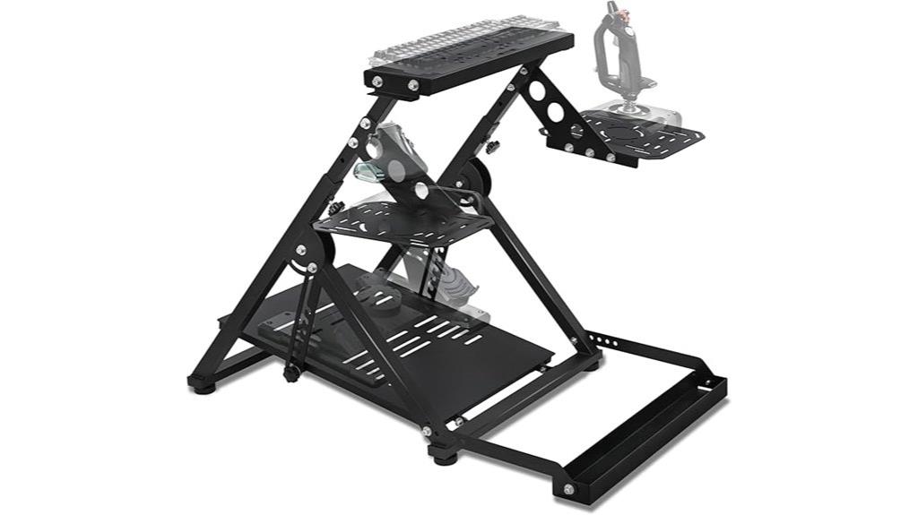 foldable racing wheel stand