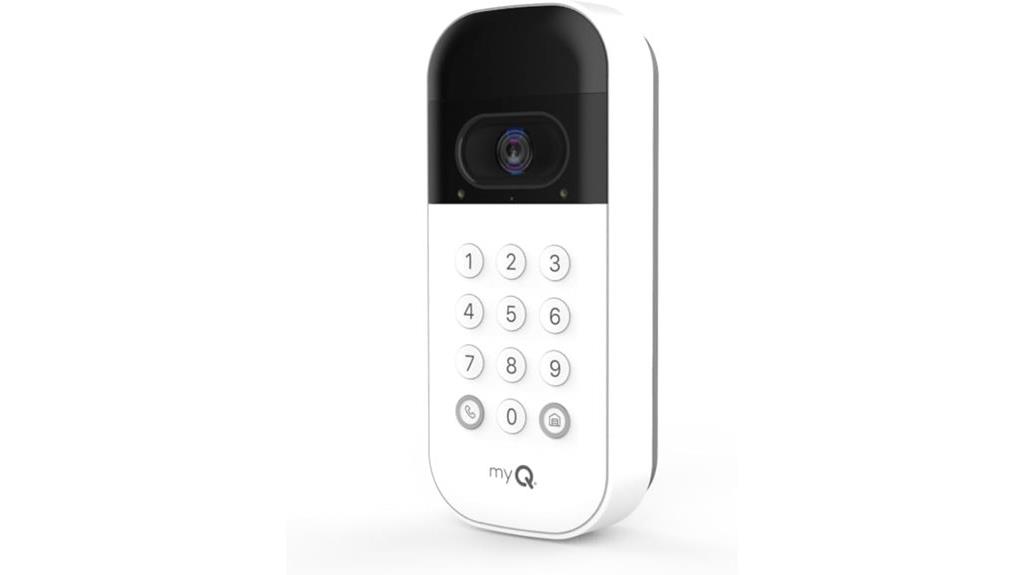 garage door camera control