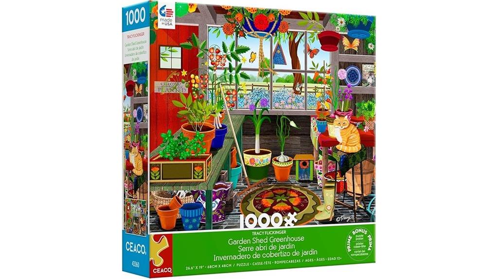 garden shed greenhouse puzzle