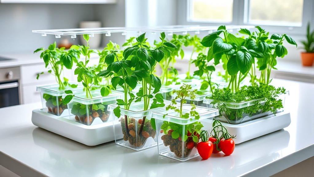 garden size capacity features