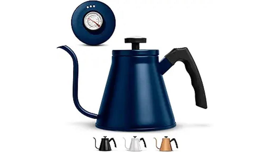 gooseneck kettle with thermometer