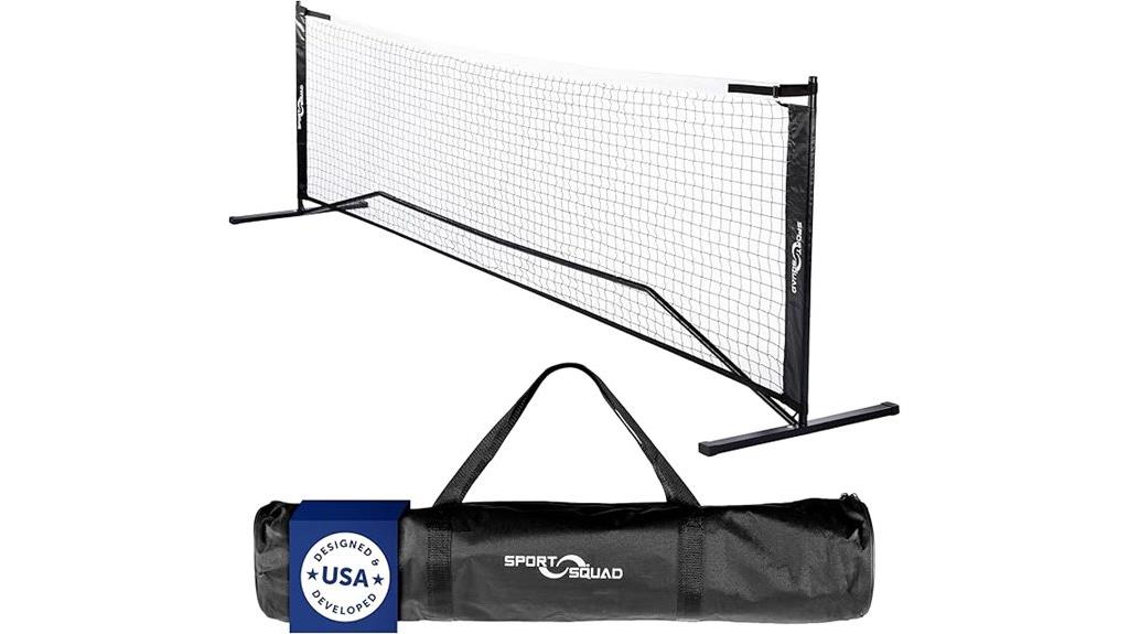 half court pickleball net