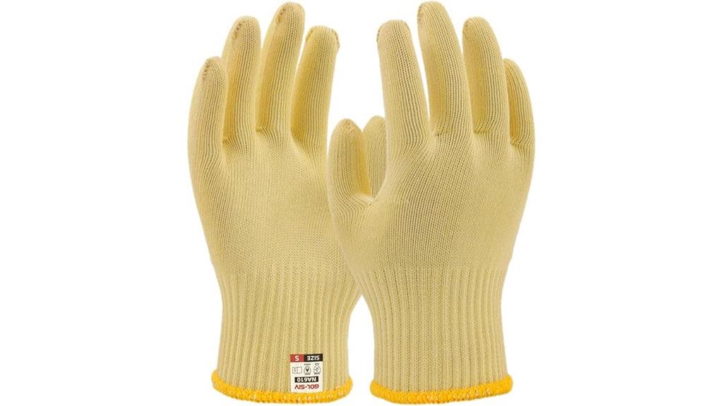 heat and cut resistant gloves