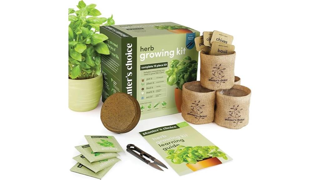indoor herb gardening kit