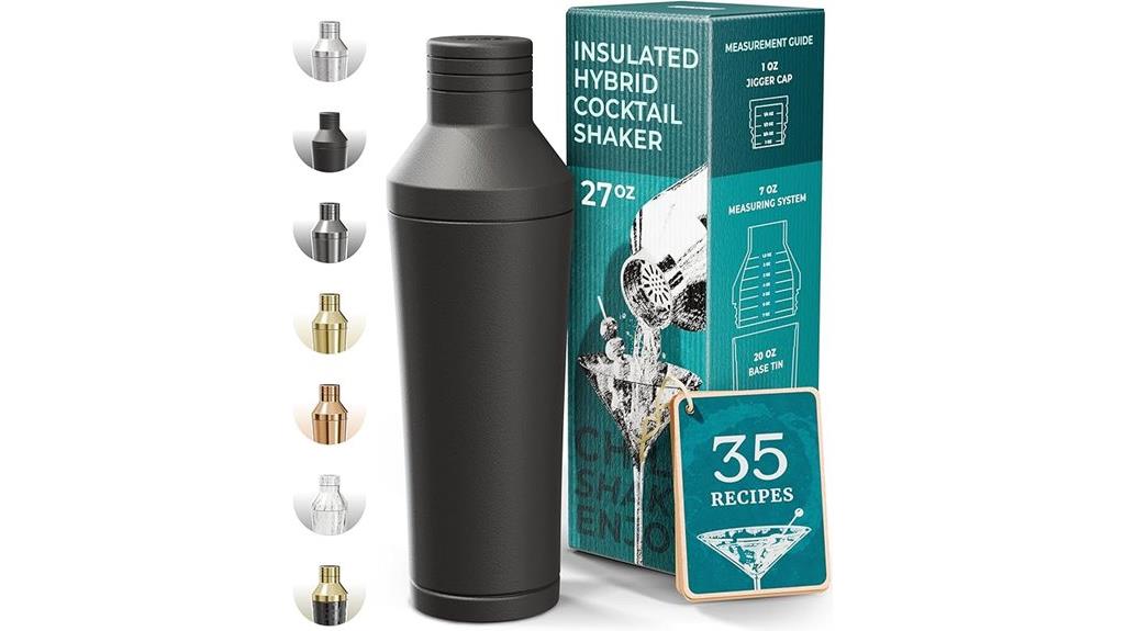 insulated shaker with measurement