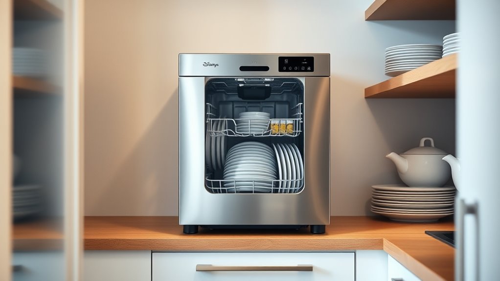 key compact dishwasher factors