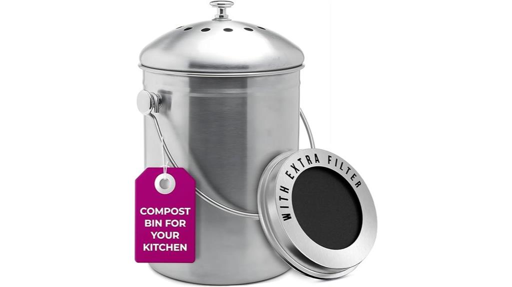 kitchen compost bin countertop