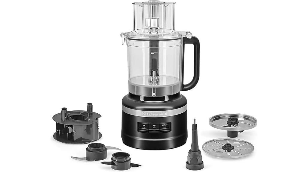 kitchenaid black matte processor
