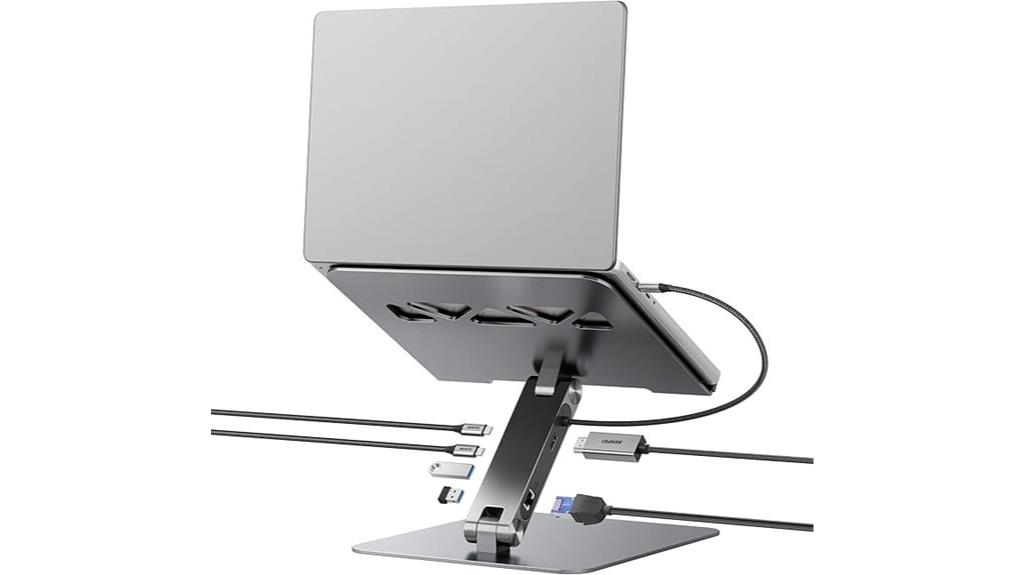 laptop stand with docking
