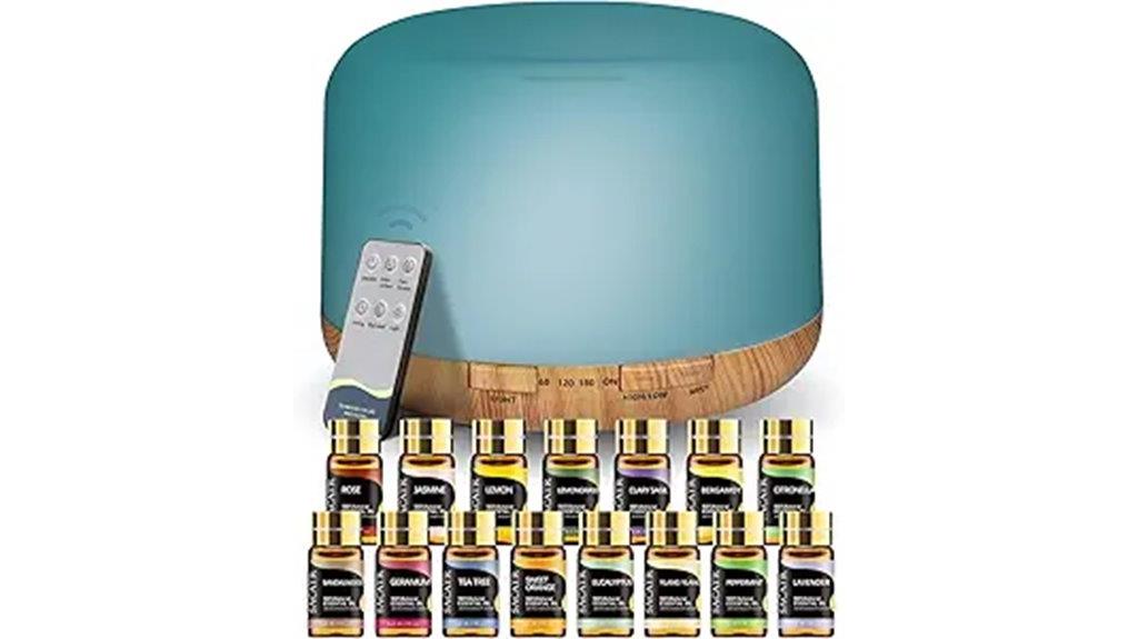 large capacity diffuser features