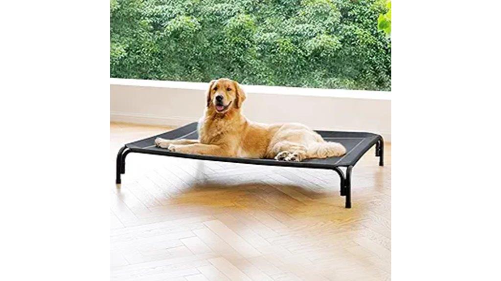 large dog bed elevated