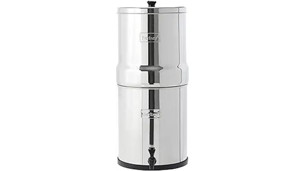 large gravity water filter