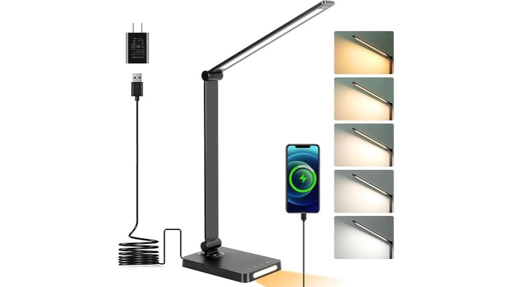 led desk lamp with usb