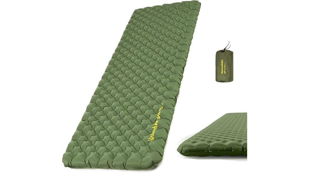 lightweight inflatable sleeping pad