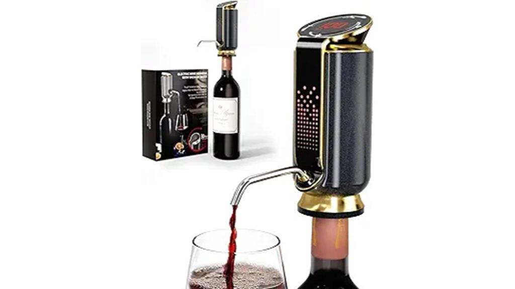 luxury touch screen wine preserver