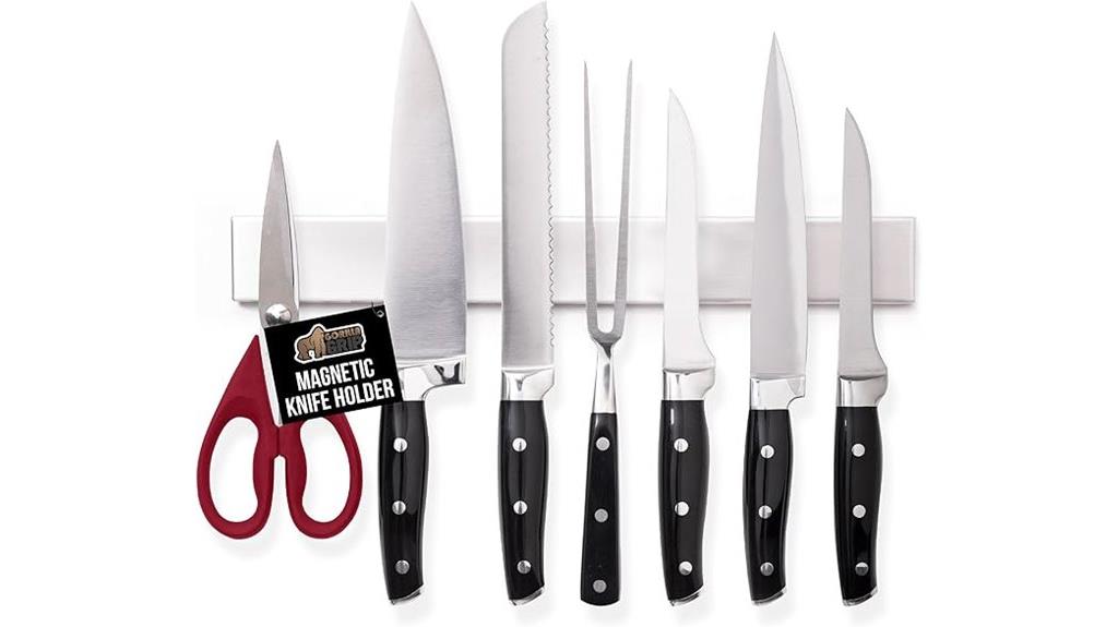 magnetic stainless steel knife holder