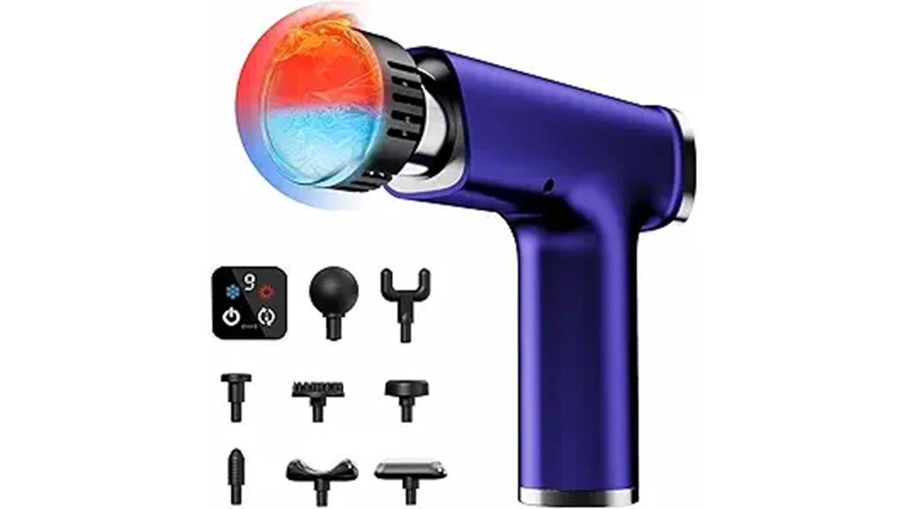 massage gun with attachments