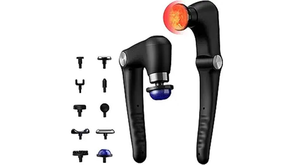 massage gun with heat