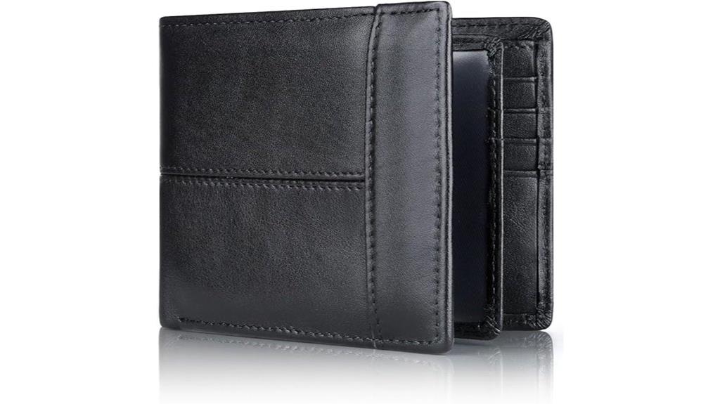 men s rfid leather wallet