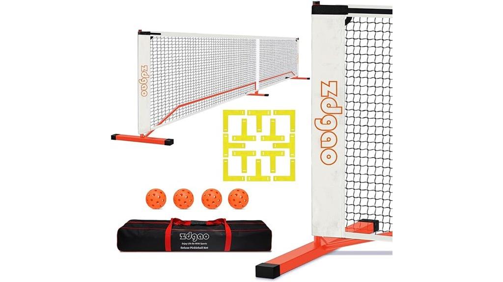 pickleball set with net
