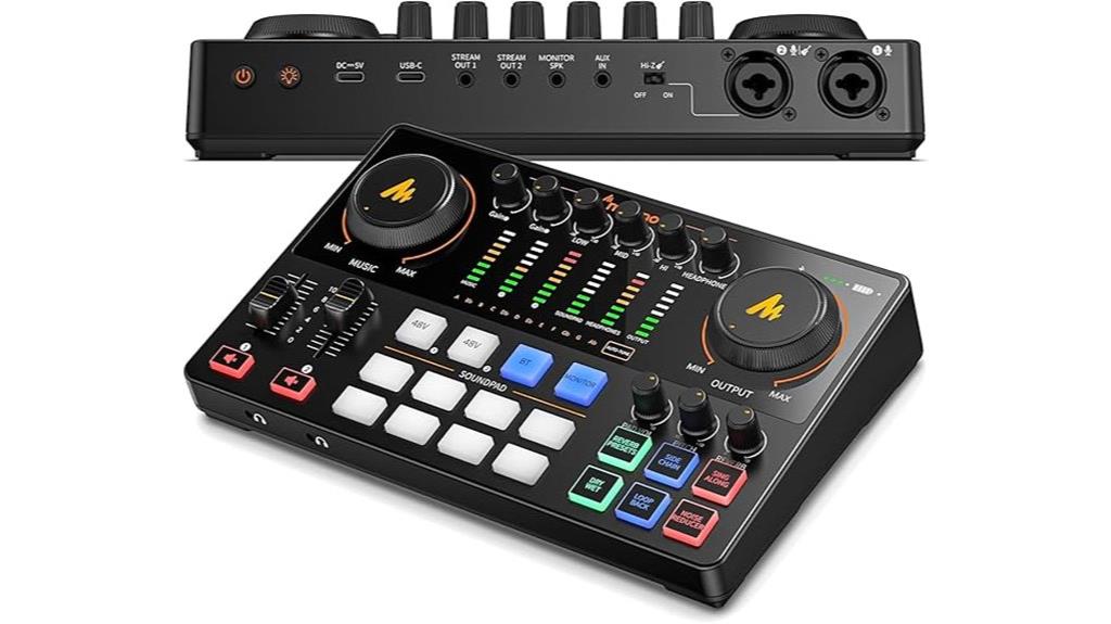 podcast gear with dual inputs