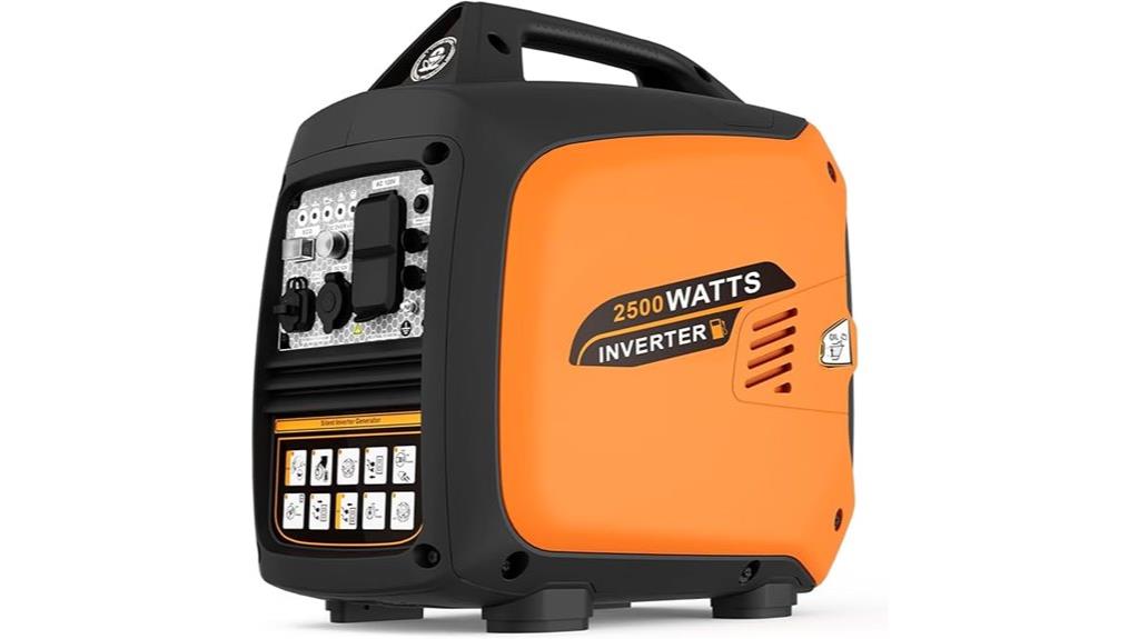 portable 2500 watt gas generator