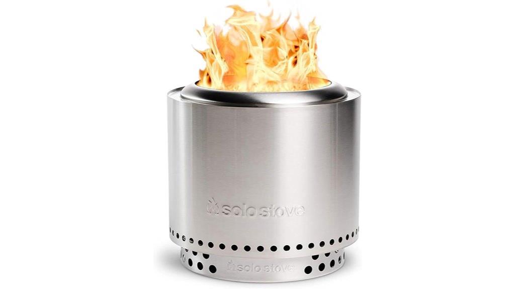 portable fire pit with stand