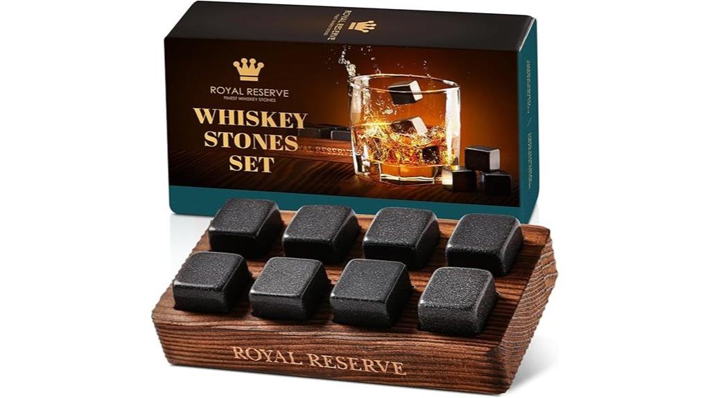 premium whiskey stone gift set