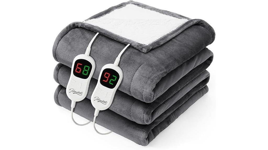 queen size heated blanket