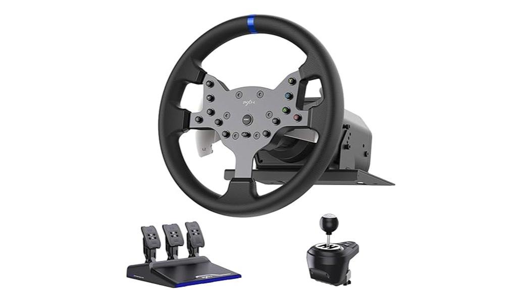 racing wheel with pedals
