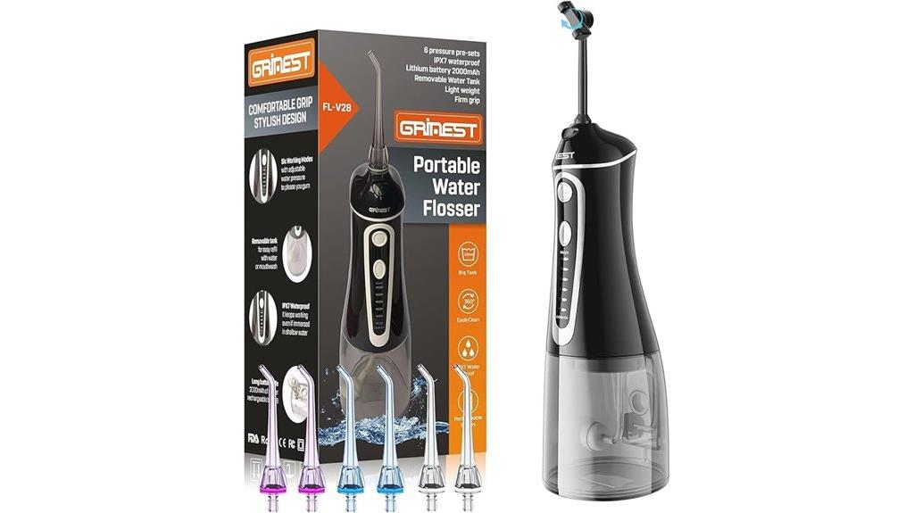 rechargeable cordless water flosser