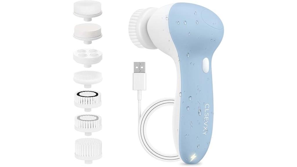 rechargeable facial cleansing brush