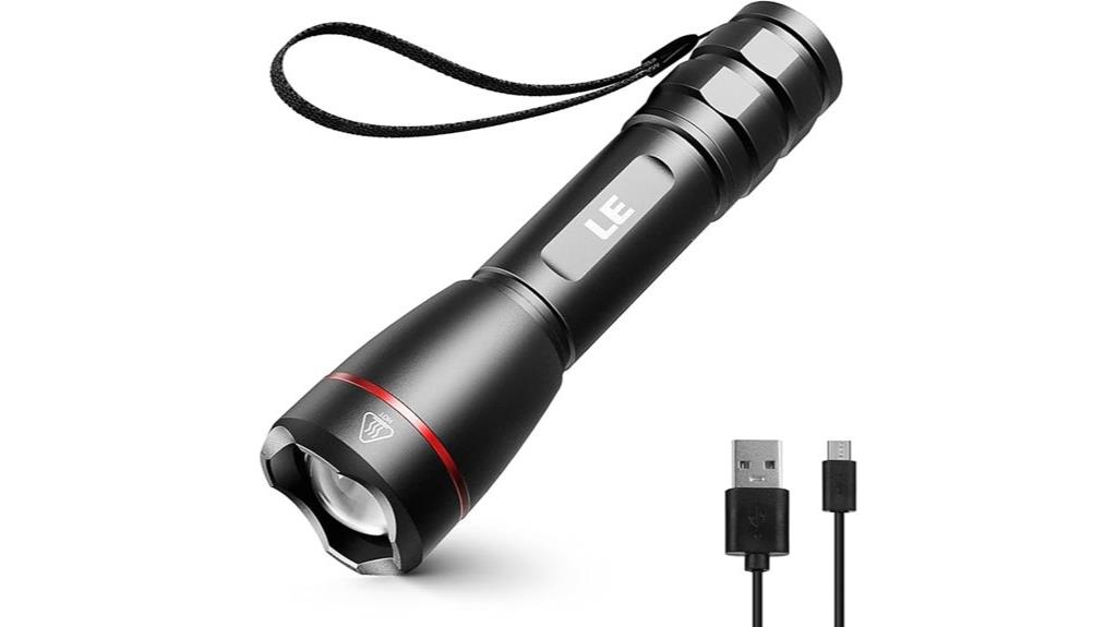 rechargeable led flashlight