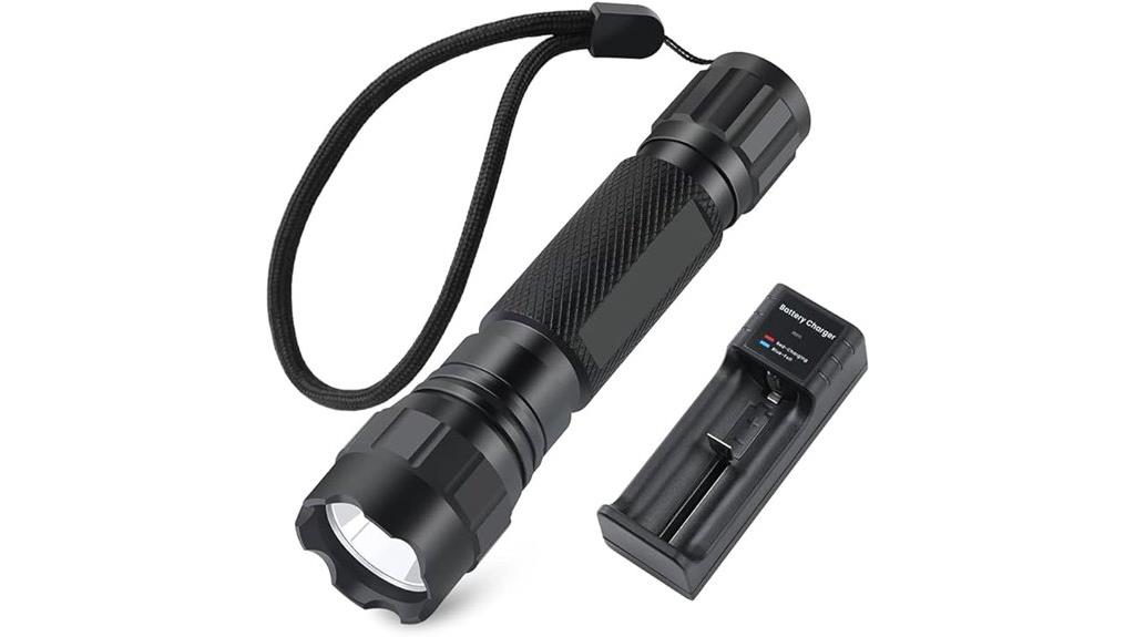rechargeable tactical led flashlight