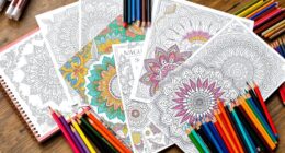 relaxing creative coloring books