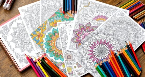 relaxing creative coloring books