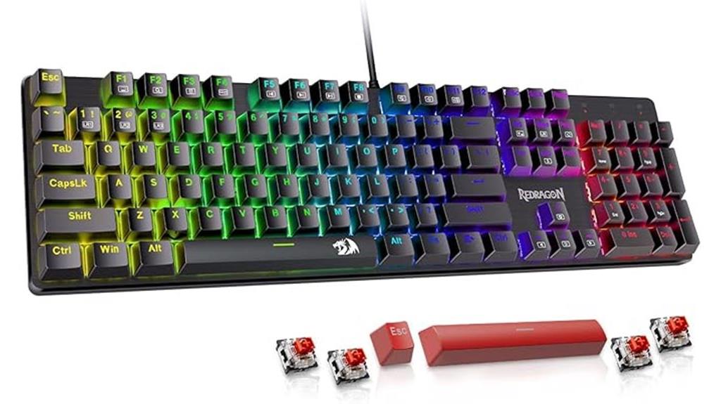rgb backlit gaming keyboard