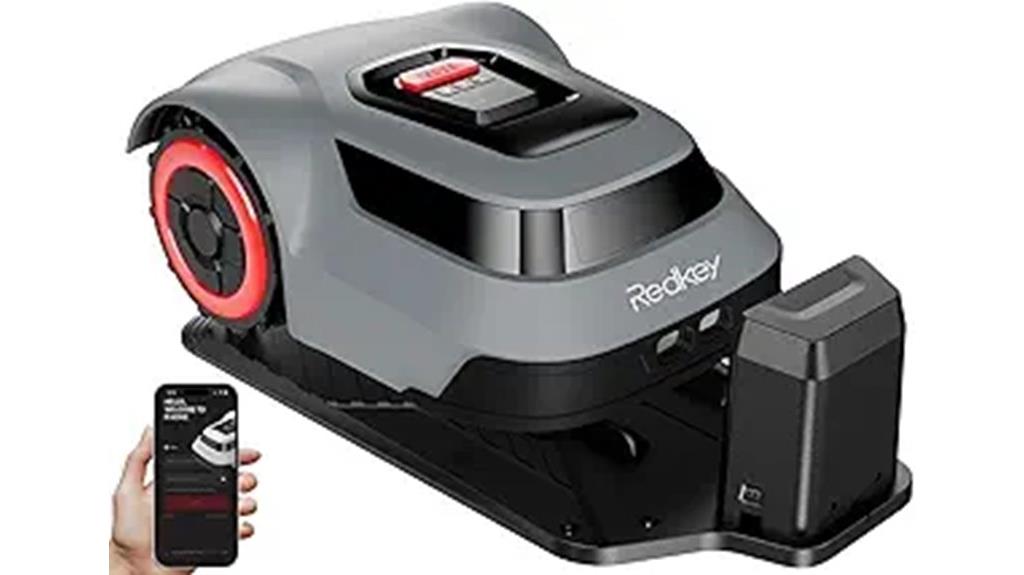 robot lawn mower with boundary