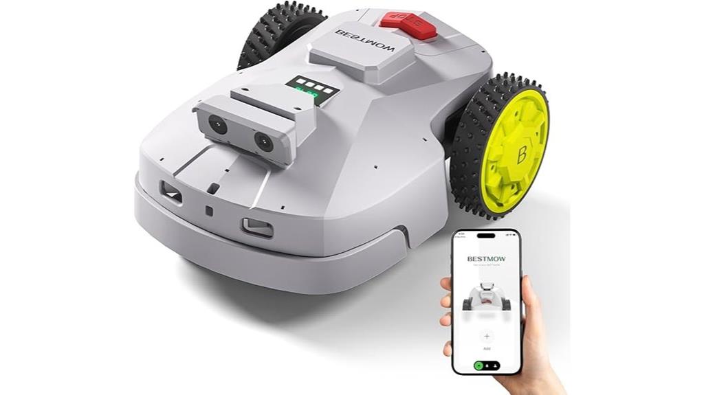 robotic lawn mower features
