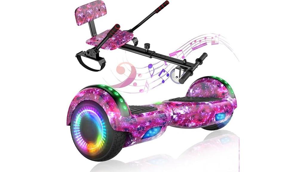 scooter with seat lights