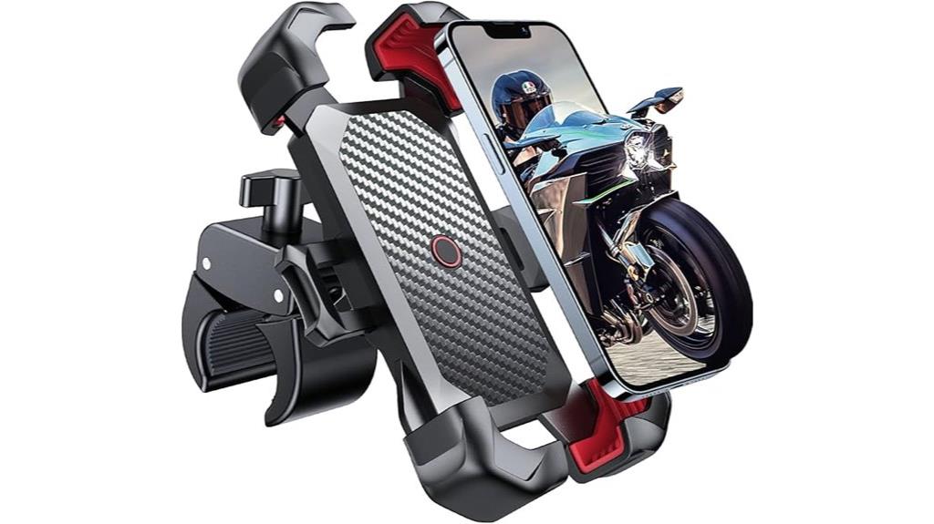 secure motorcycle phone holder