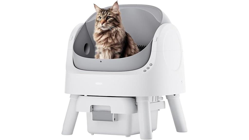 self cleaning large litter box