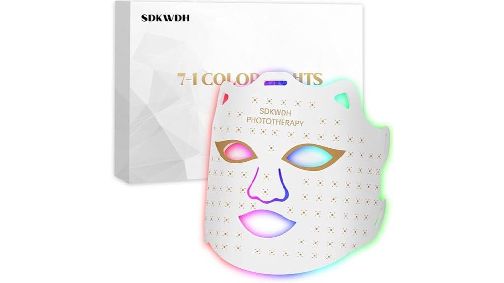 seven color led mask
