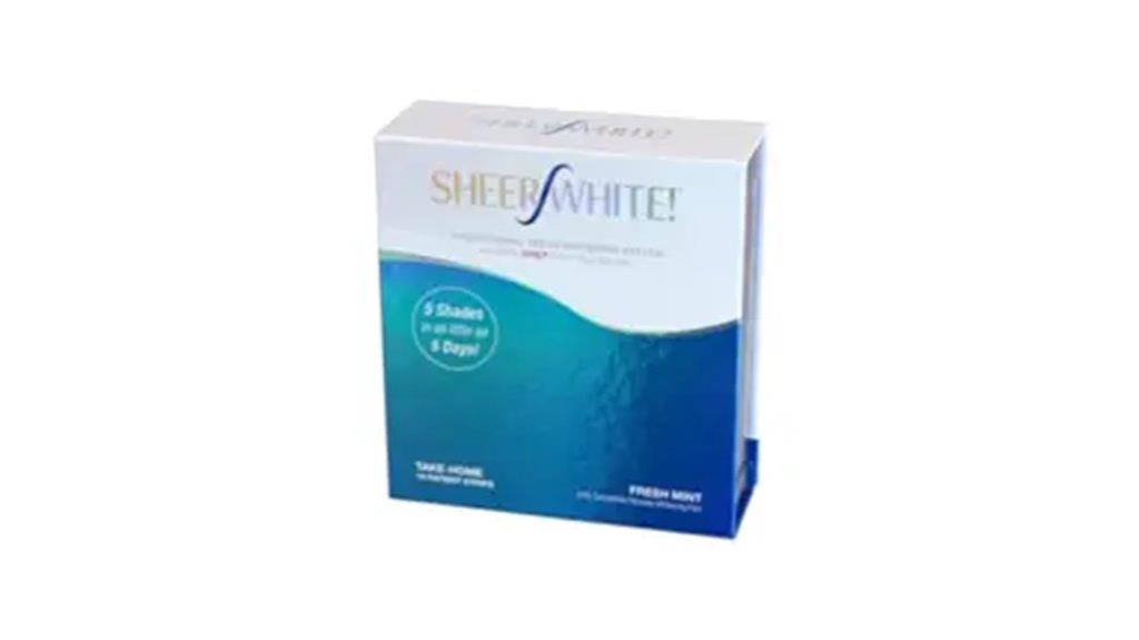 sheer white teeth strips