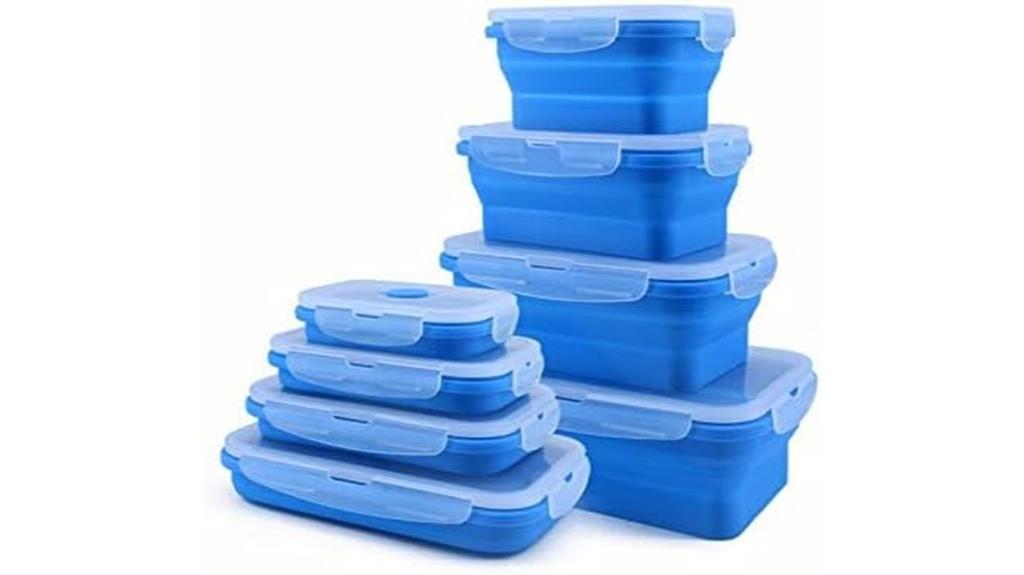 silicone food containers set