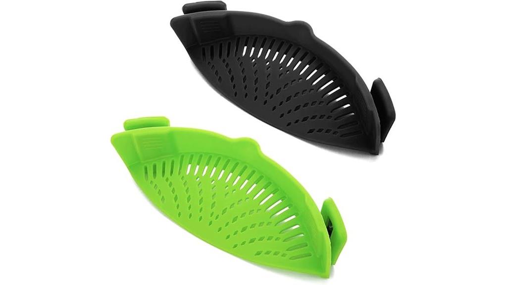 silicone strainers for food