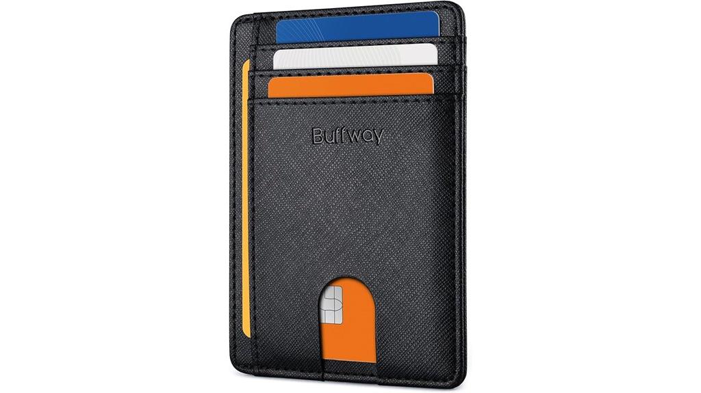 slim rfid leather wallets